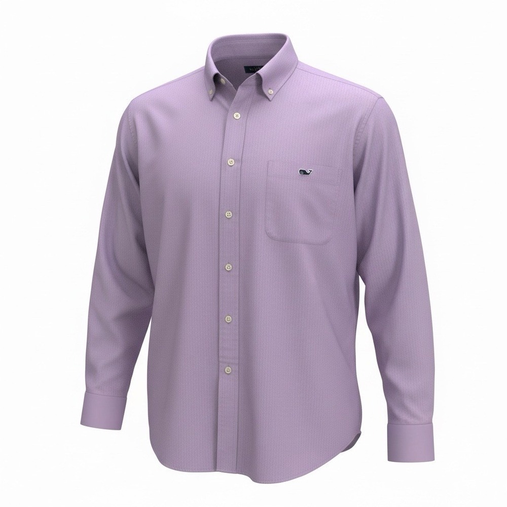 Vineyard Vines Performance Classic Fit Tucker Shirt Pink Blue Check Men's 2XB